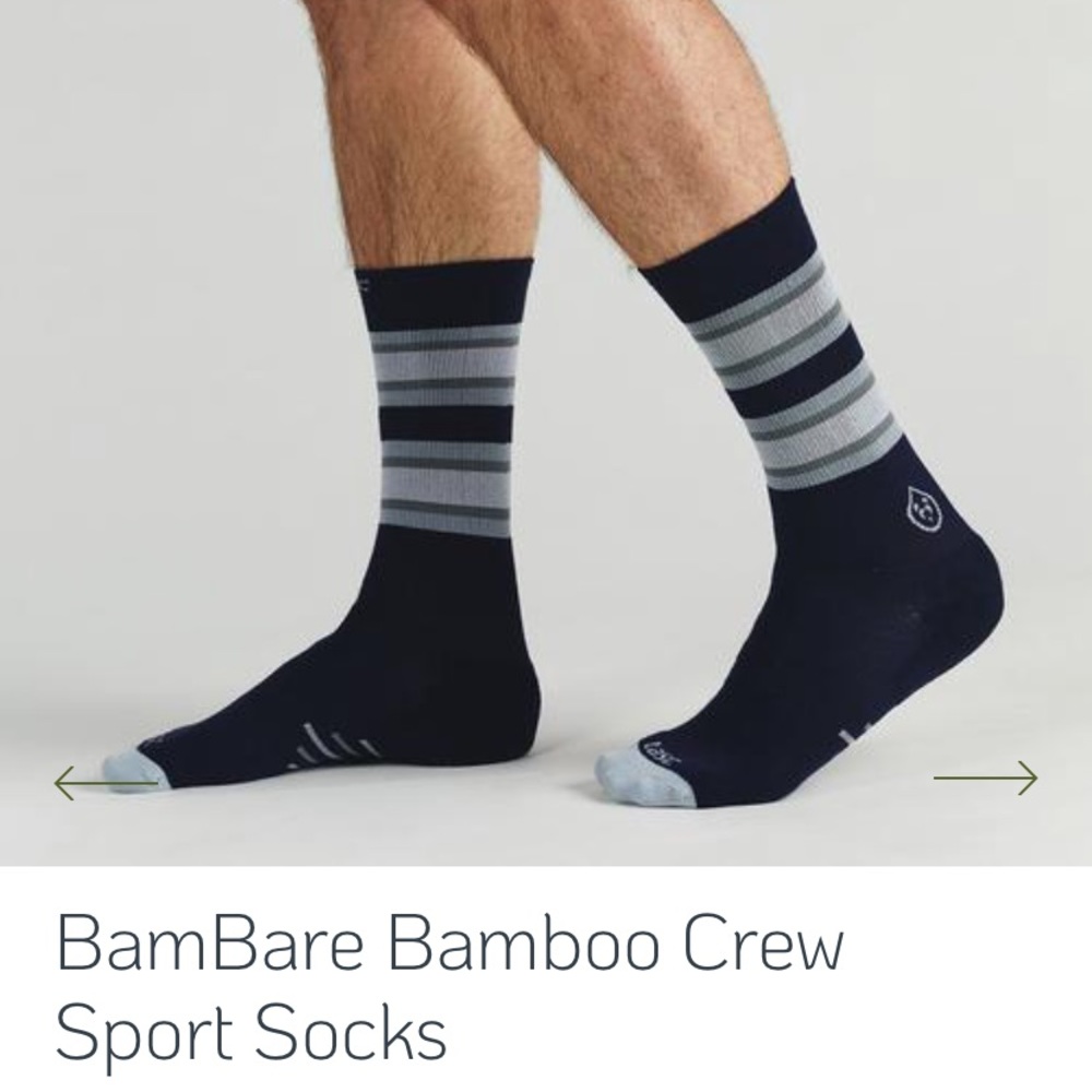 Tasc Performance Bam(bare) bamboo blend crew socks